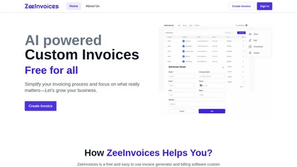 Zeeinvoices